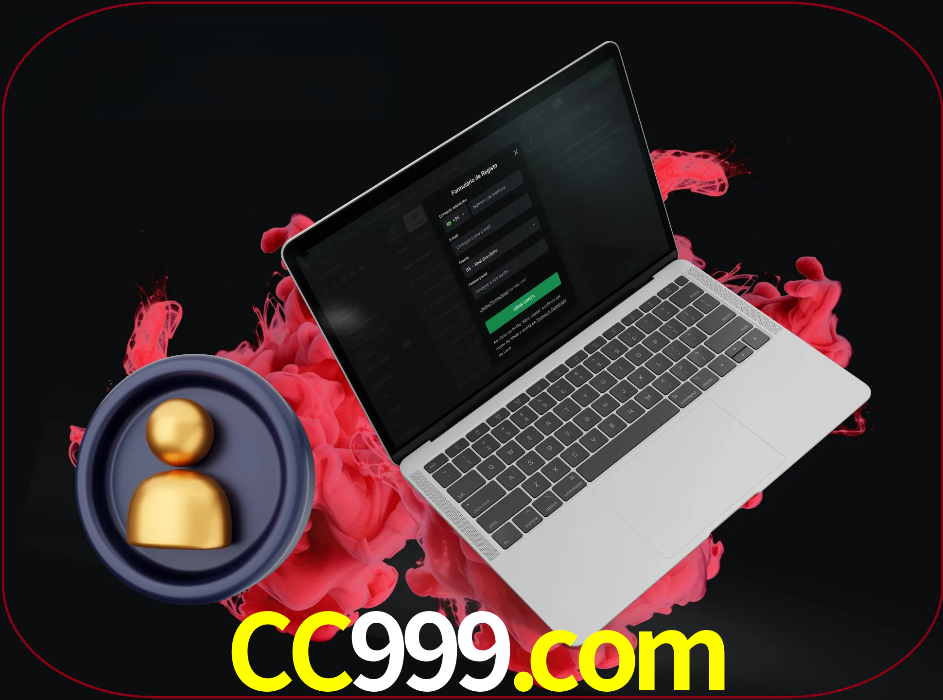 No cabeçalho do site cc999, clique no botão que o levará a um formulário especial onde terá de introduzir as suas informações actuais.