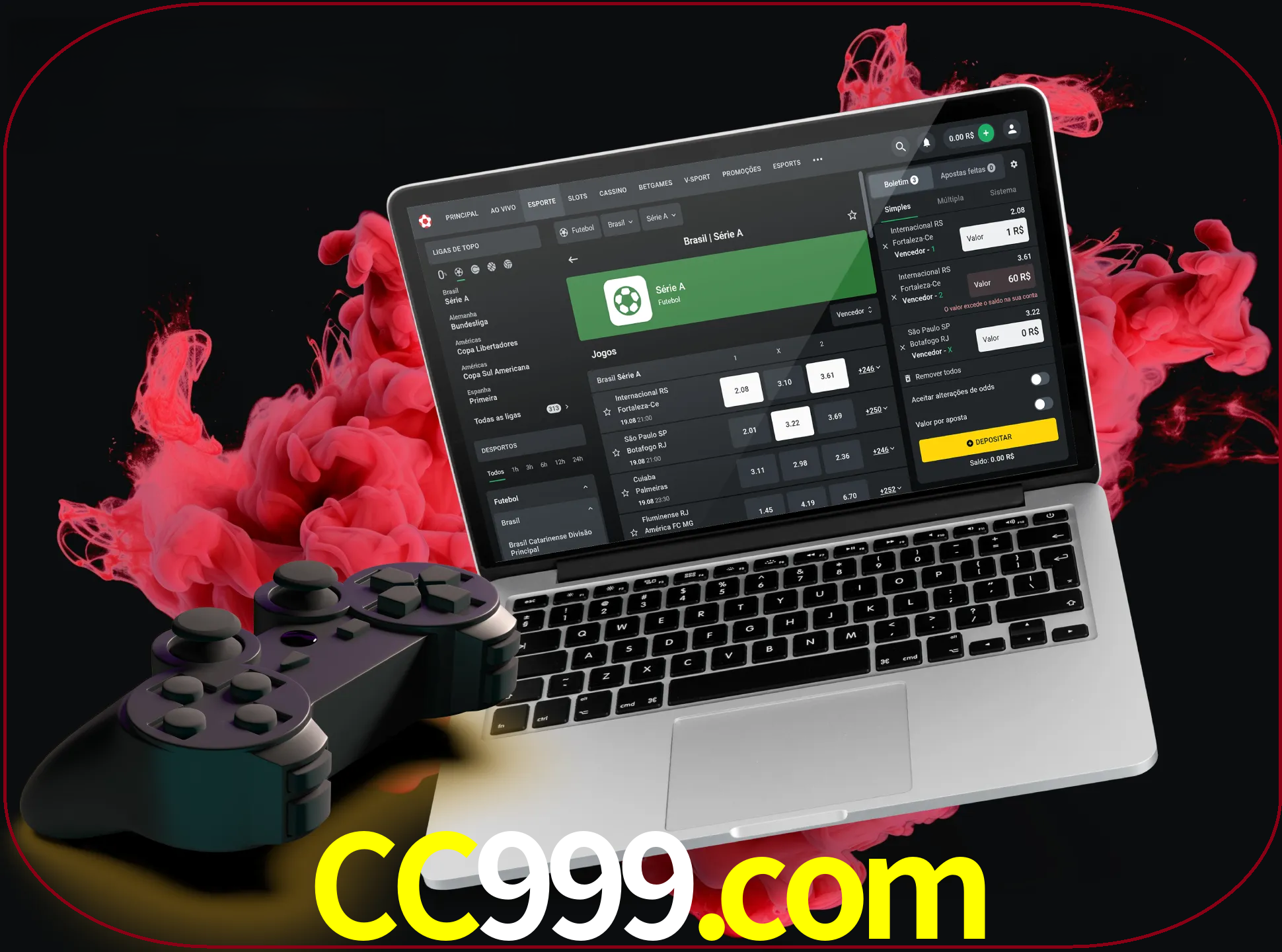 Visite a secção especial de jogos de vídeo em cc999 para descobrir em que jogos pode apostar e ganhar muito dinheiro.